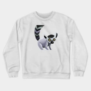 Cute Lemur Drawing Crewneck Sweatshirt